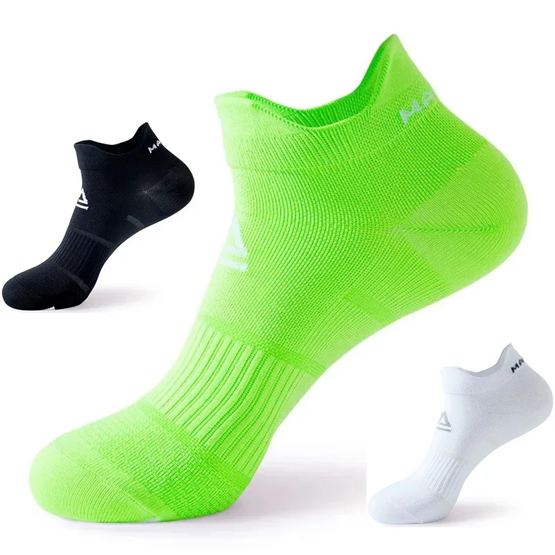 1Pair Summer Sports Socks Breathable Short Compression Men Women Sports Socks Couples  Anti-Odor Anti-slipThin Athletic Running