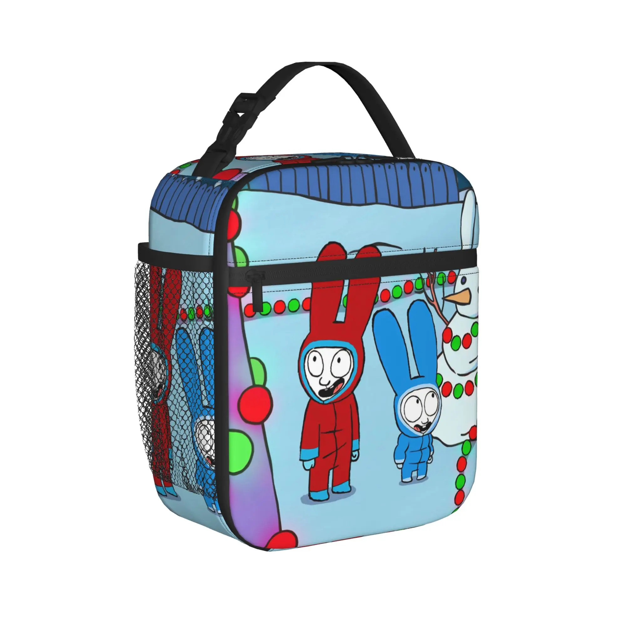 Simon Super Rabbit Thermal Insulated Lunch Bag for Office  Portable Food Bag Men Women Cooler Thermal Food Box