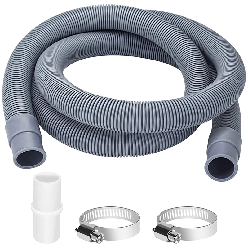 Drain Hose Extension For Washing Machines,2M Drain Hose Universal Washing Machine Hose,Drain Hose Dishwasher Extension