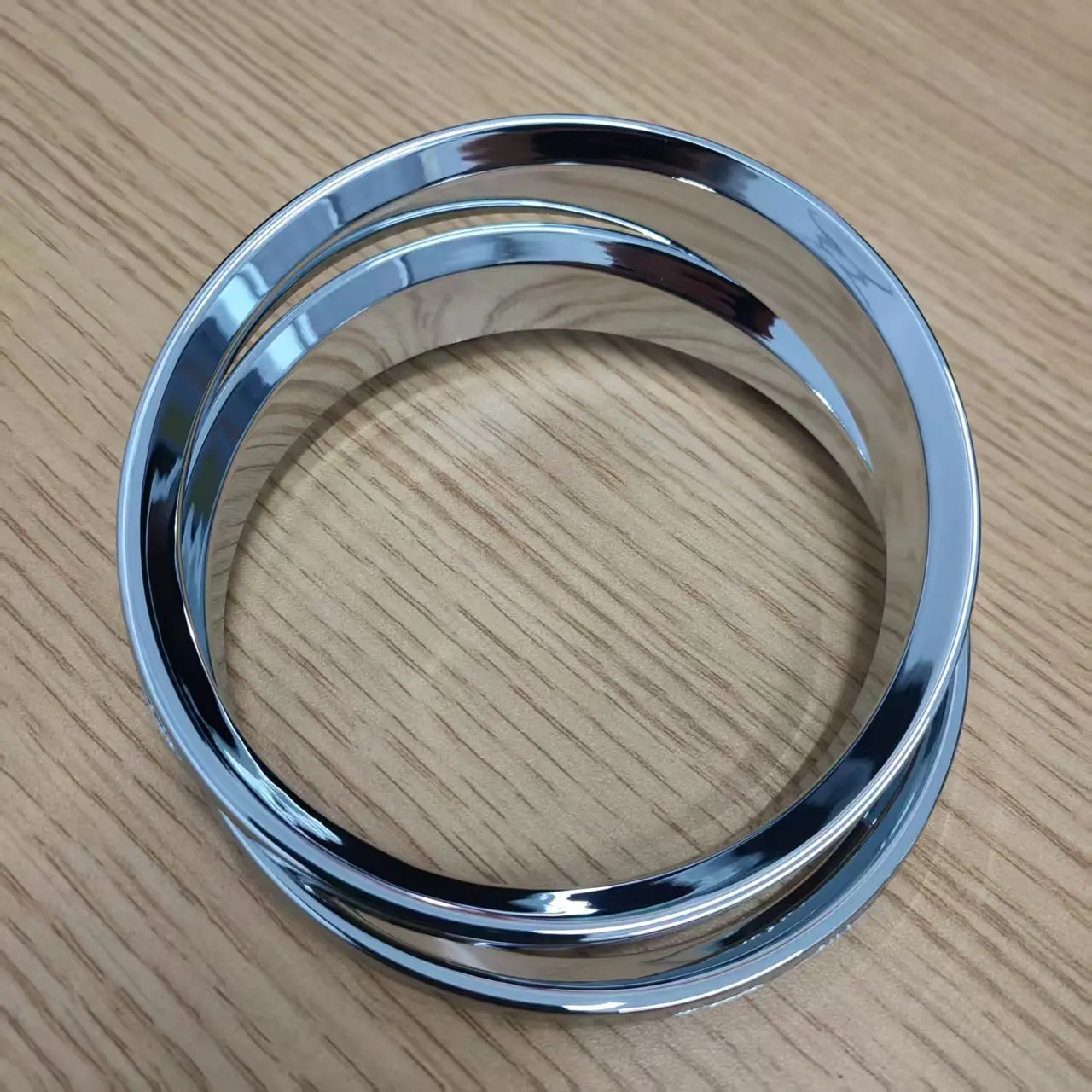 For BMW E90 E91 E92 E93 M3 Speedometer Gauge Ring Trim Chrome Silver Dashboard Dial Bezel Cover Set