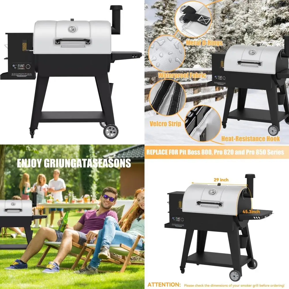 

Thermal Insulation Blanket for Pit Boss 800, 820 Series Pellet Grills - Ideal for Outdoor Cooking