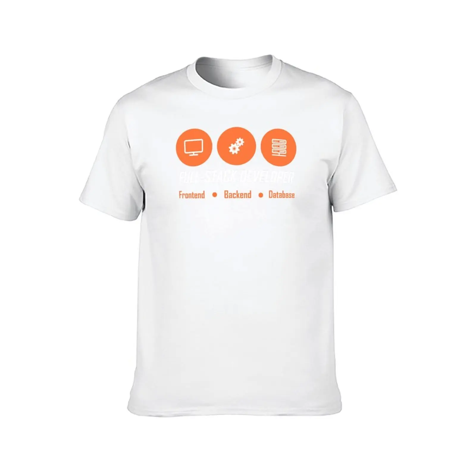 تي شيرت كامل المطور كومة كاملة تي شيرت رجالي شخصي تي شيرت قطني ثقيل #2