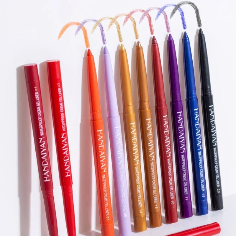 เซ็กซี่ดินสออายไลเนอร์กันน้ํา Matte Eye เครื่องสําอางติดทนนานผู้หญิงแฟชั่นสีชมพูสีดํา Eye Charming Eye Liner ดินสอ