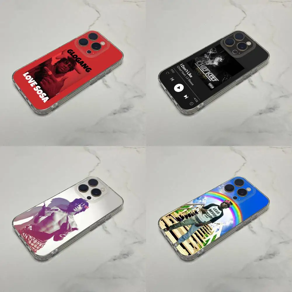

C-Chief Keef Love Sosa Phone Case For iPhone 16,15,14,13,12,11 Plus,Pro,Max,XR,XS,Plus,E,SE4,Mini Transparent Cover
