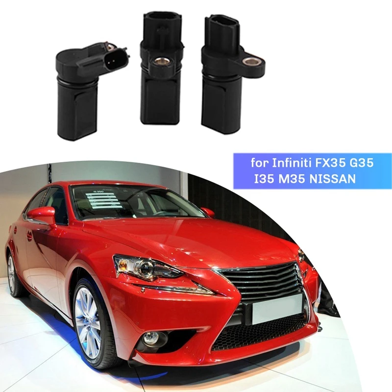 3Pcs Camshaft / Crankshaft Position Sensor For Infiniti FX35 G35 I35 M35 NISSAN 23731-AL61A ,23731-6J90B, 23731-AL60C
