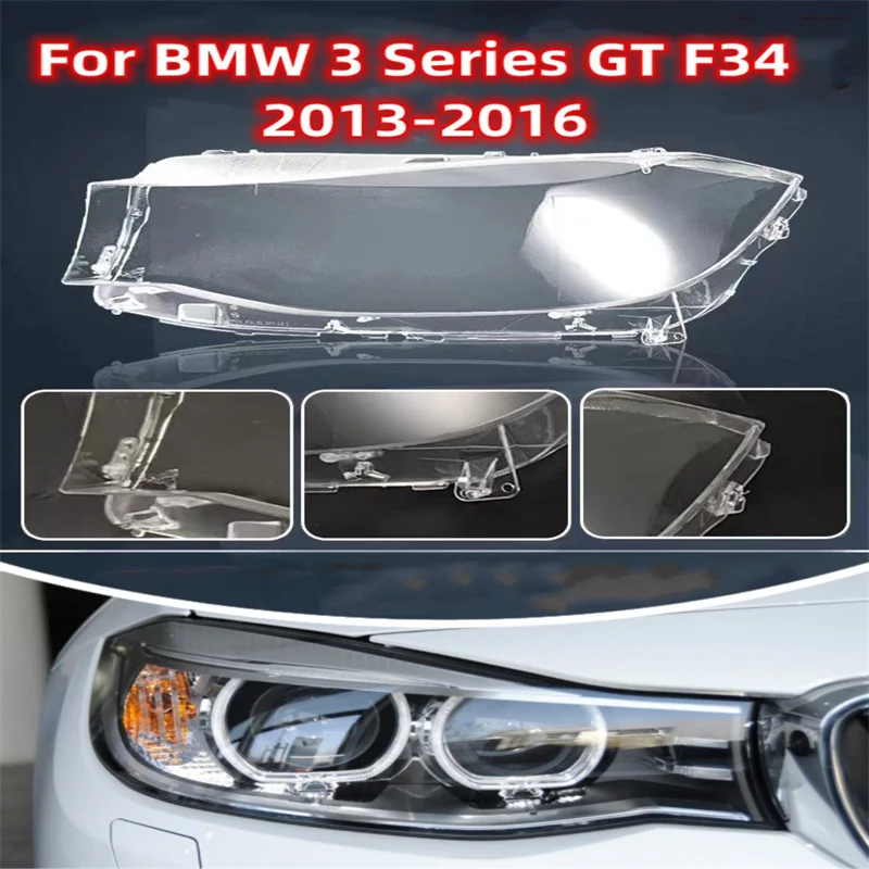 

For BMW 3 Series GT F34 2013 2014 2015 2016 Headlights Cover Lampshade Headlights Lampshade Headlamp Shell Car Accessories