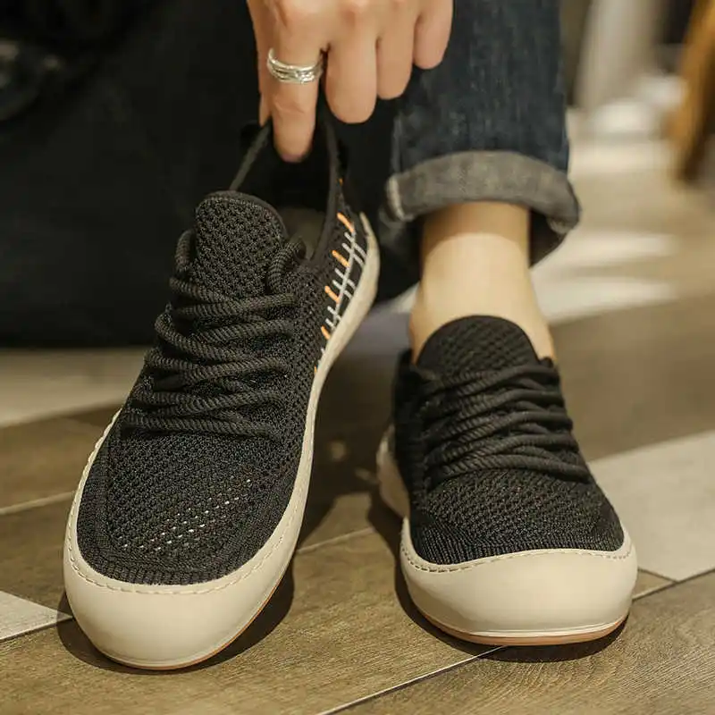 Parkside Hip Hop Unisex Running Shoes Woven Latest Sneakers Men's Ternis Sport 2025summer Shose Resort Zapato Snackers