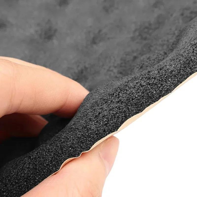 Car Hood Insulation Silent Cotton Noise Insulation Car Sound Deadener Acoustic Dampening Foam Subwoofer Mat 100x25x2cm