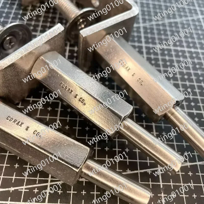 for Shoemaking 2PCS Stainless Steel Desktop Stand Compact Clip-on Holder for Insole Sewing Gluing Welt Stitching Durable