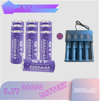 High-Capacity 26650 3.7V 8800mAh Li-Ion Battery: All-Round Power for Flashlights & High-Drain Gear!