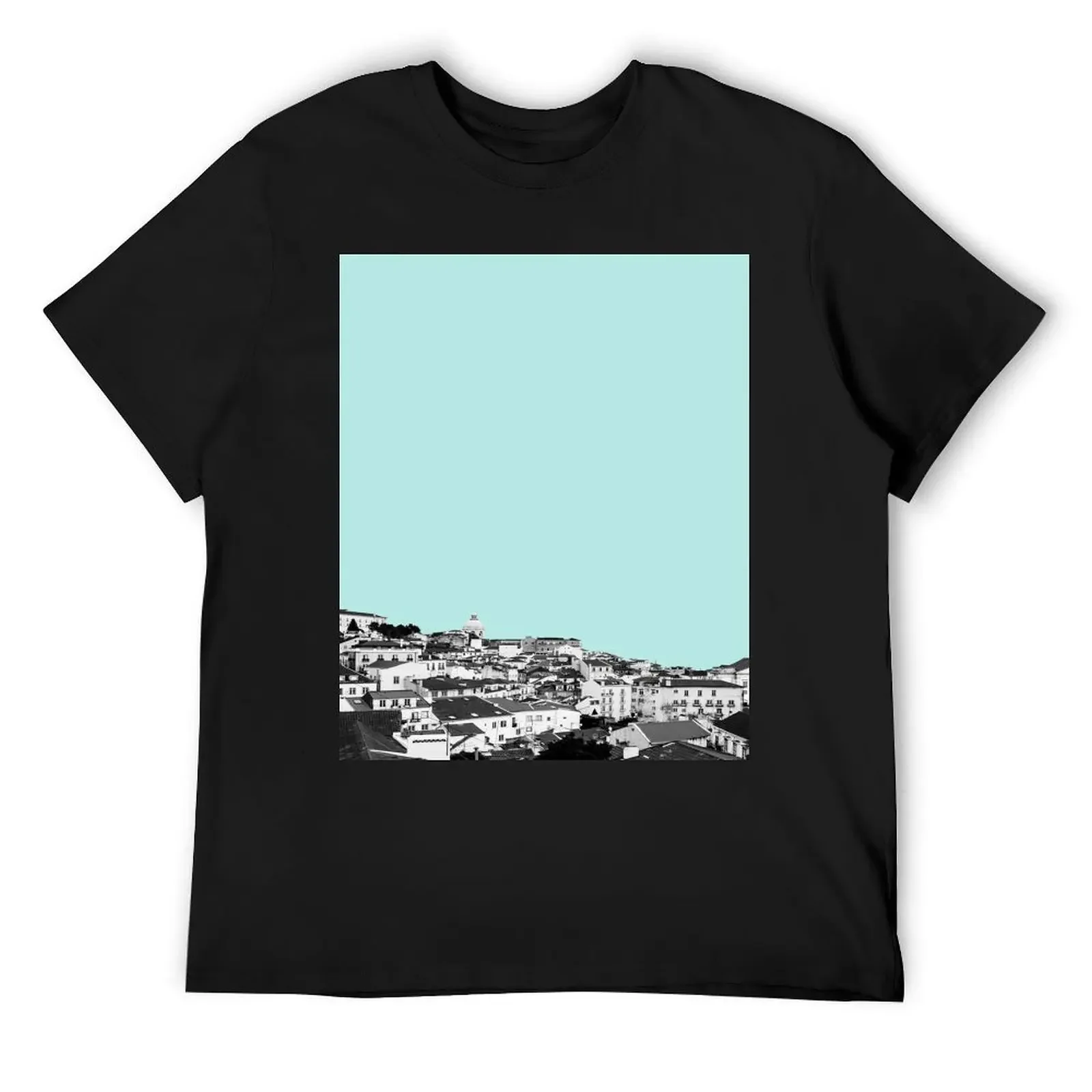 Lisbon in Turquoise T-Shirt anime designer shirts rapper graphic tees shirts graphic tees shirts men graphic