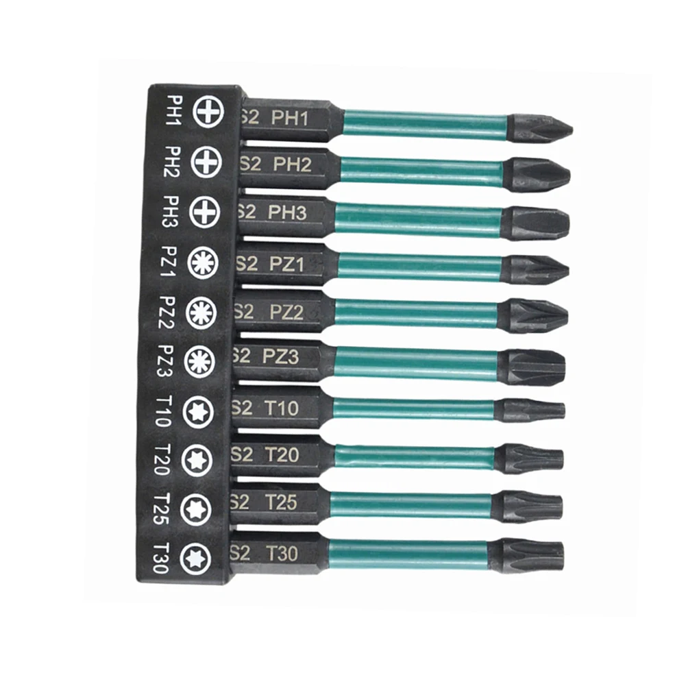 Cross Tip Screwdriver Magnetic Screwdriver Bits 1 4 Inch Hex Shank 70mm Length Screwdrivers Alloy Steel Material