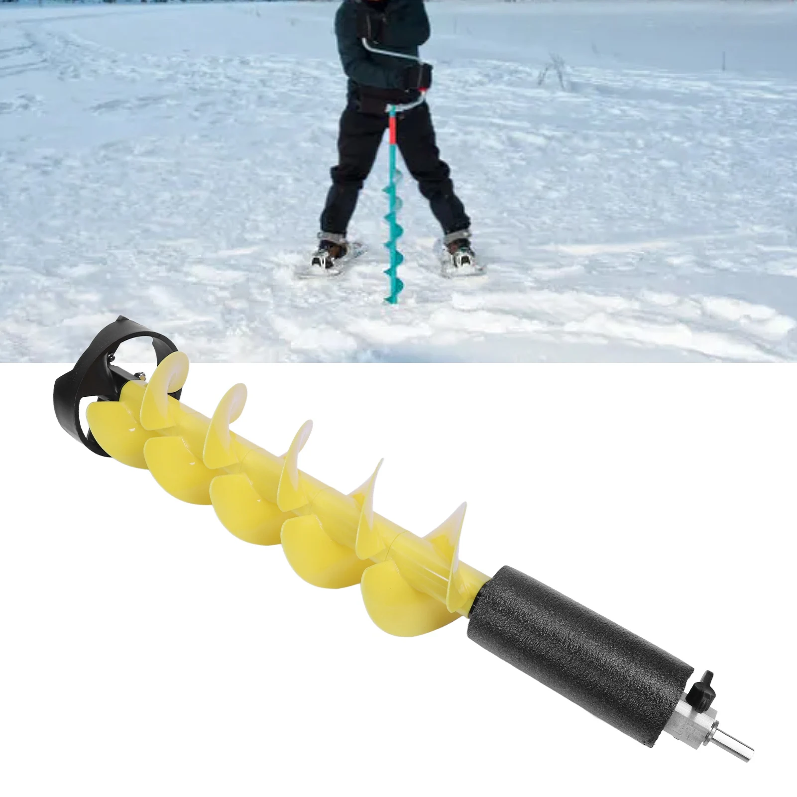 Electric Ice Auger Ice Auger for Fishing Electric Nylon Corless with Positioning Drill for Enthusiasts Power Tool Accessories