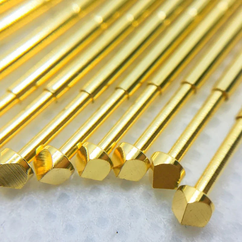 20/100PCS PA100-T5 Spring Test Probe PA100-T Test Pin P100-T P100-T5 Test Tool 33.35mm 1.36mm Needle Gold Tip Dia 2.5mm Pogo Pin