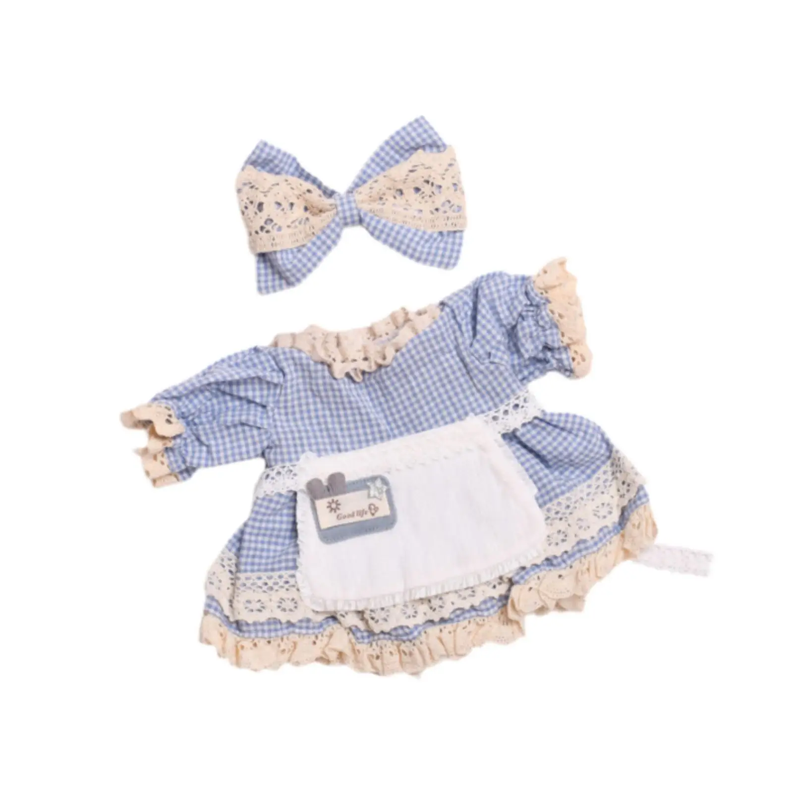 

15 inch Girl Doll Dress Stylish Soft Plush Doll Accessories Pendant Doll for Kids Birthday Gift Birthday Gifts Costumes Dress up