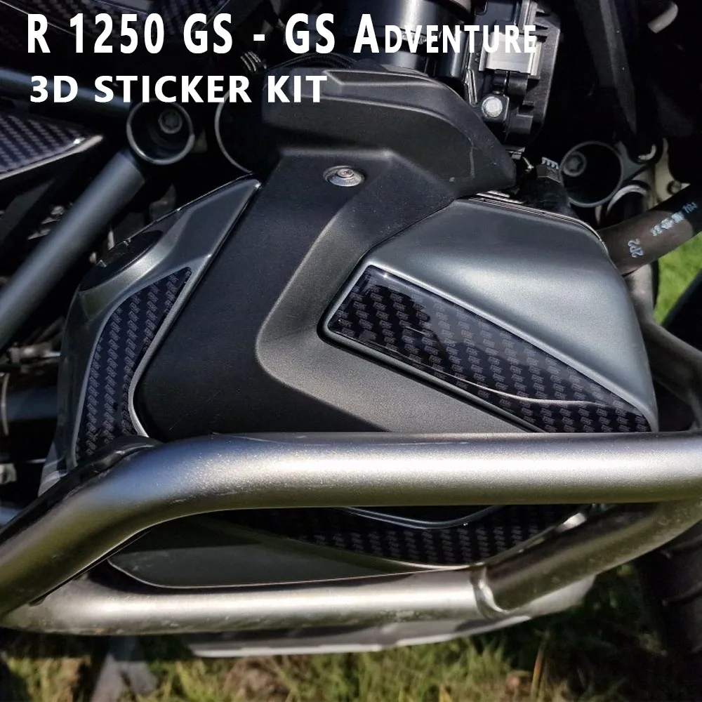 

Комплект защитных 3d-наклеек из эпоксидной смолы для BMW R1250GS R1250GS Adventure 2022, Защитная Наклейка для двигателя