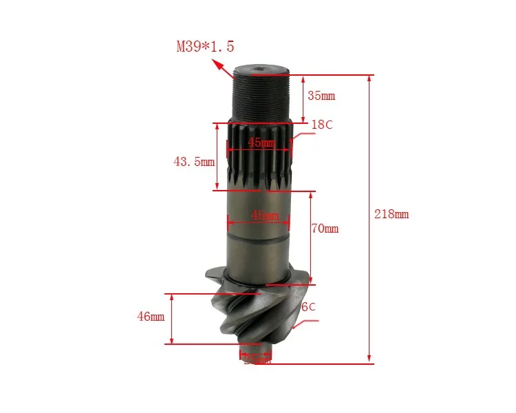 Forklift Parts 41201-32980-71 Differential Assy Spiral Bevel Gear For 6FD40, 100% Original