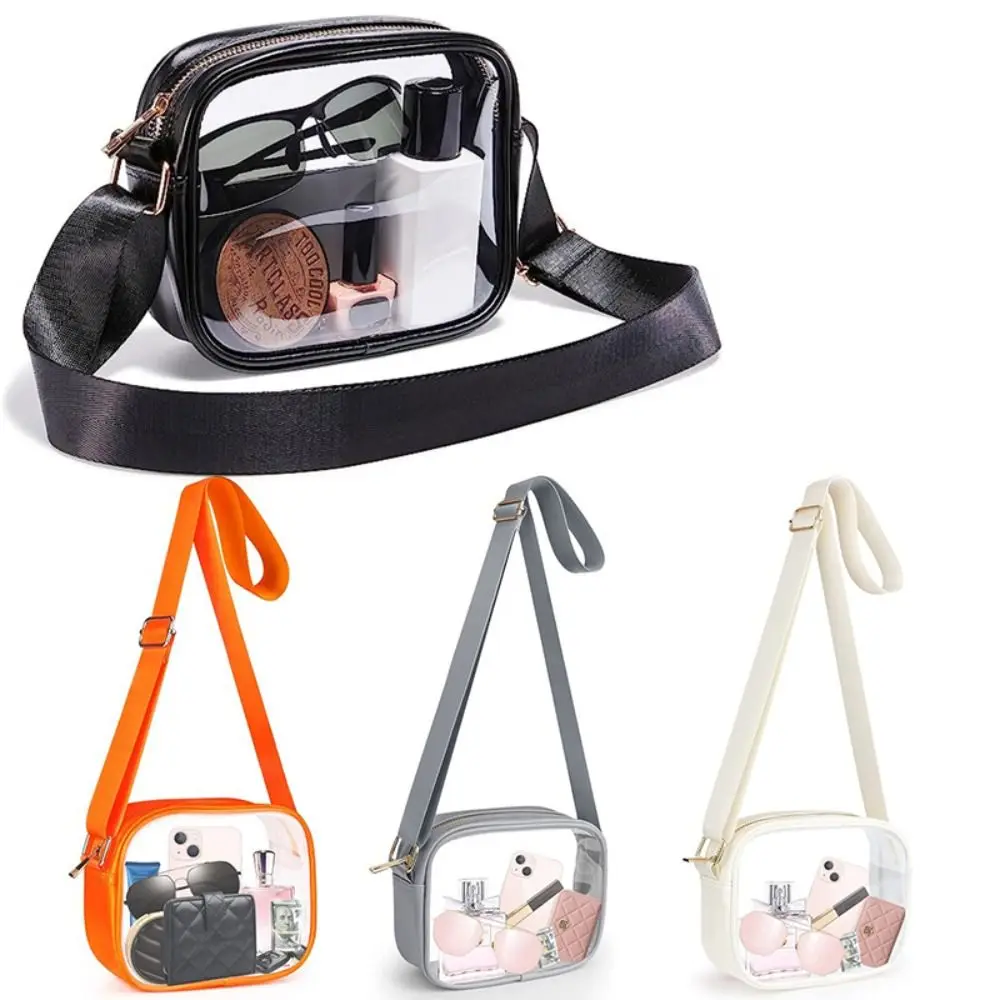 

Женская сумка на плечо модный, из ПВХ, прозрачный, повседневные женские сумки через плечо, Женский кошелек для телефона