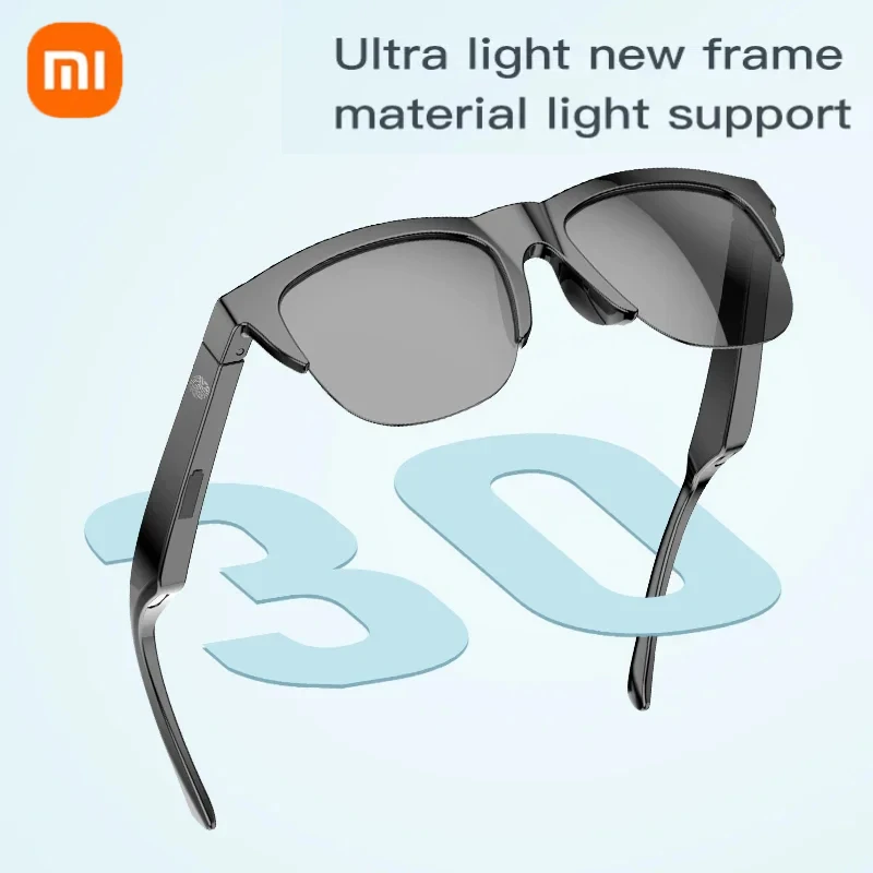 Xiaomi Smart Sonnenbrille Gläser Bluetooth Anruf Outdoor Sport Kopfhörer HIFI Blau Licht Wasserdicht Anti-UV Für Männer Und Frauen