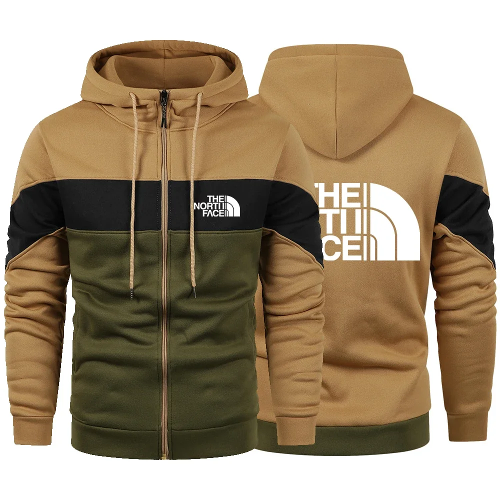 2024 Autumn and Winter New Fashion Men's Sports Hooded Sweater Casual Running Suit Outdoor Set