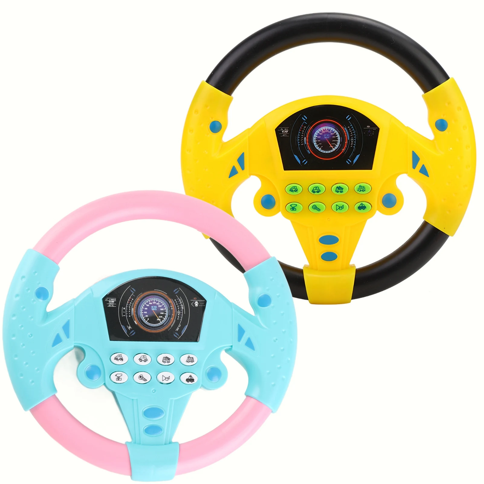 

Детский развивающий музыкальный руль-помощник водителя, интеллектуальный автомобильный руль-игрушка для детей
