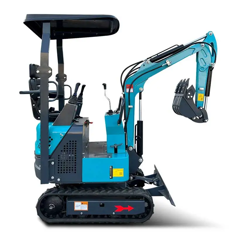 Miniexcavadora de 1,5 toneladas, motor KUBOTA de alta eficiencia para agrucultura