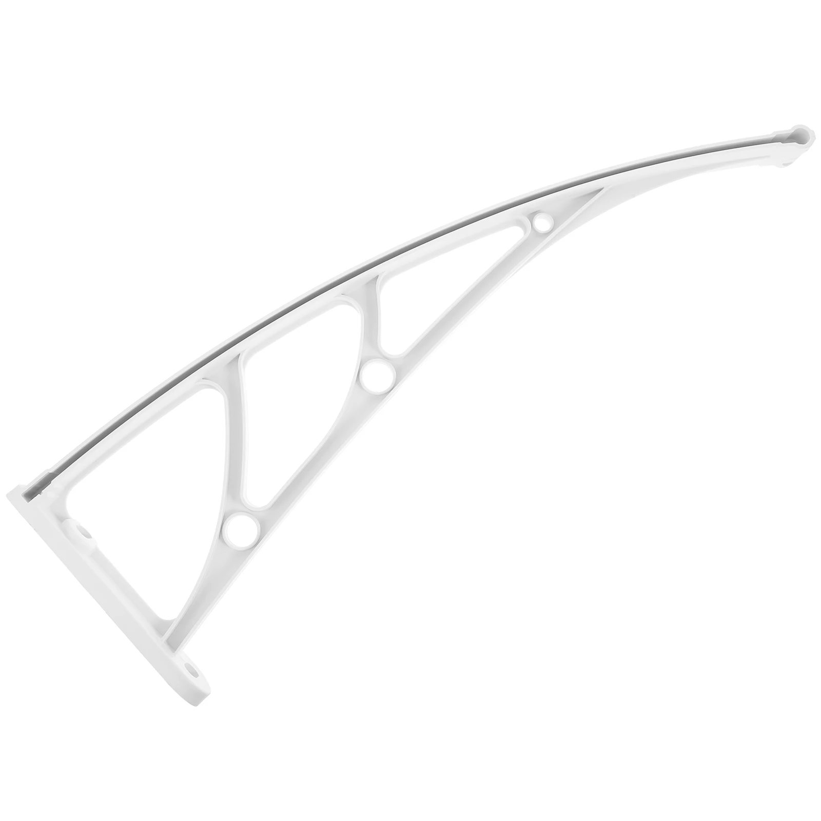 Front Plastic Steel Bracket Roof Awning Brackets for Patio Outdoor Canopy White