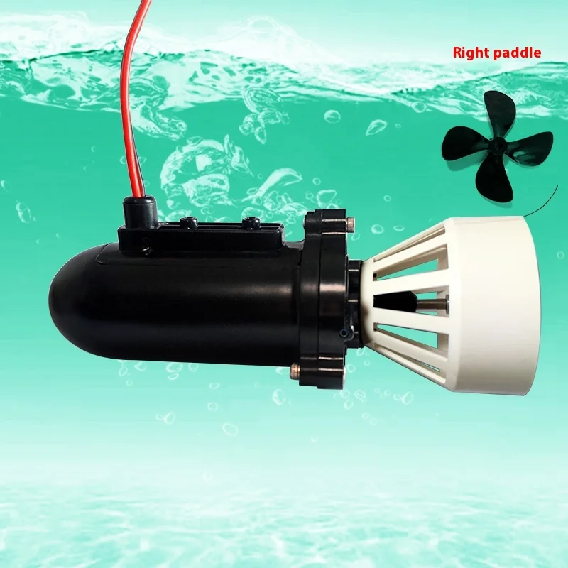 795 Waterproof Motor 12V Underwater Motor-DIY Remote Control Net Pulling Boat Model Bait Boat Parts,Power Propeller,High Torque