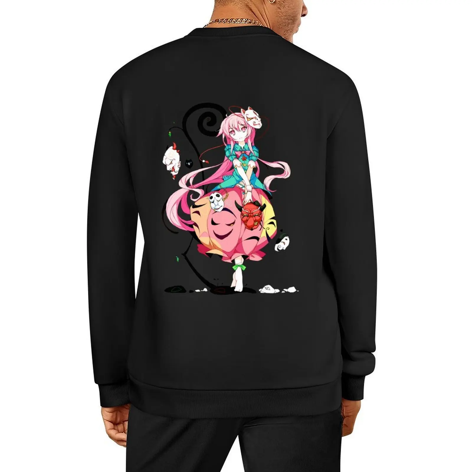 

Touhou Project - Hata no Kokoro Pullover mens clothes winter clothes korean autumn clothes anime graphic sweatshirts