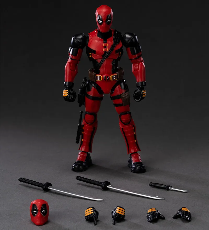 BLOKEES Stitching toy Movie Version Marvel Heroes X-Men Deadpool & Wolverine Action Figures Collections model
