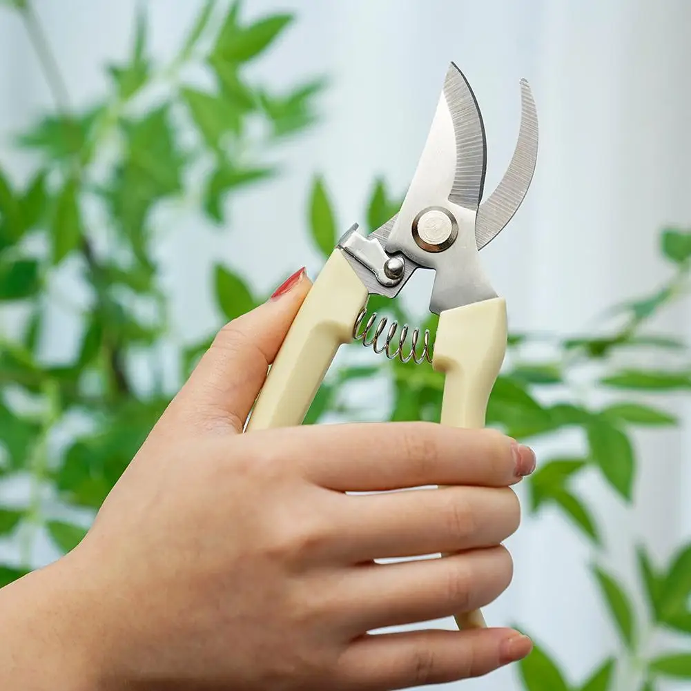 Pruner Shears Hand Tools Bonsai For Gardening Stainless Steel Pruning Shear Scissor For Flowers Fruit Tree Branches Grass