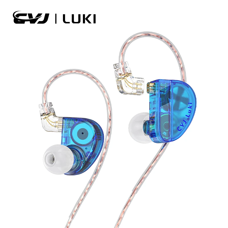 CVJ Luki Dual Unit Vibrating Gaming In-ear Headset Professional Vibration +10mm Flagship Dynamic With HD microphone