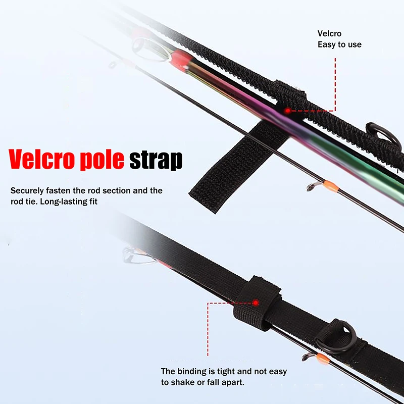 Adjustable Fishing Rod Storage Bag Portable Fishing Rod Shoulder Belt Fishing Rod Belt Protector Reel Fishing Accessories 1PC - view 3