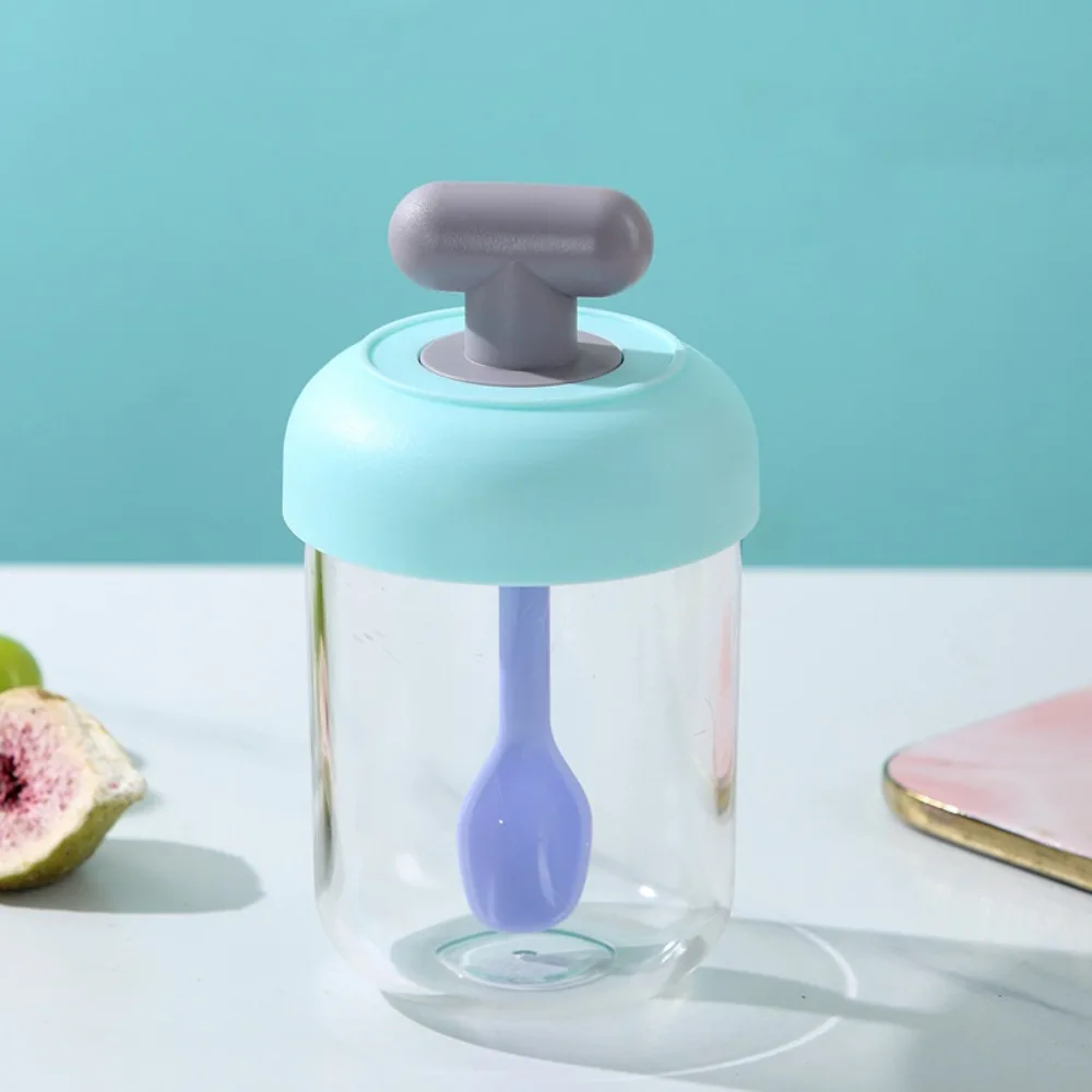 

New 500ml Breakfast Cups Handheld Seal Salad Cup with Spoon Leak Proof Oats Container for Oatmeal Cereal Nut Yogurt