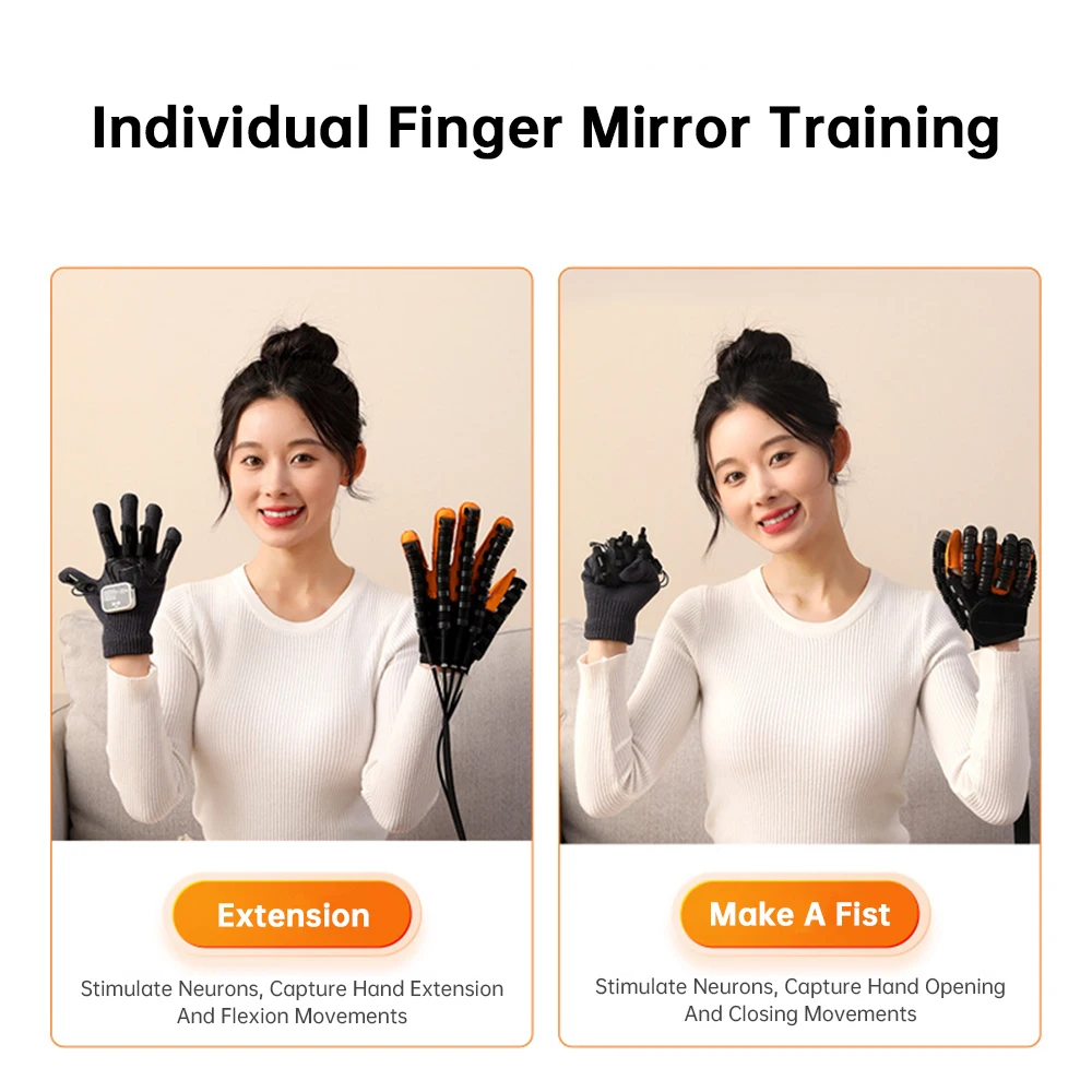 Dernox Hot Sale Professional Finger Exercise Machine Therapy Training Equipment Stroke Treatment Hand Rehabilitation Robot Glove