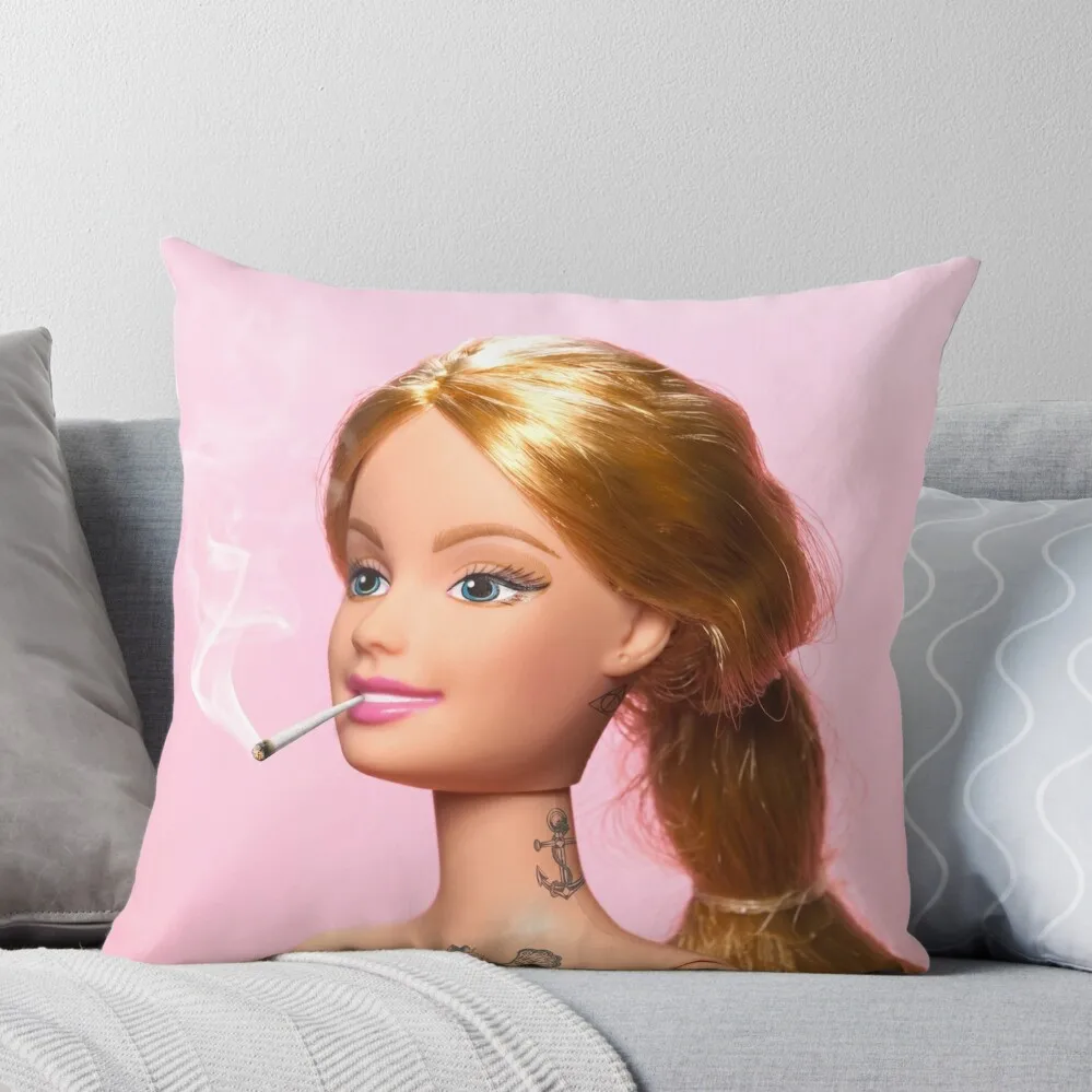 

Doll Grown Up Throw Pillow New year christmas decorations 2024 Covers For Sofas