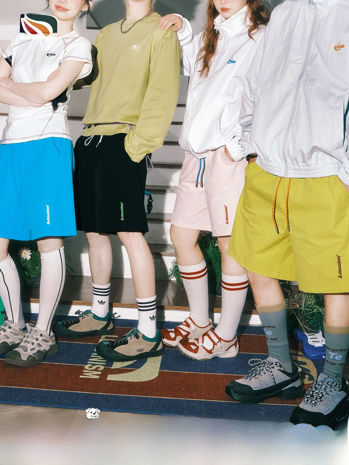 

Шорты Lemanism American Trend с буквенным принтом, мужские летние новые свободные повседневные брюки, женские модные шорты в парном стиле, длиной до колена...