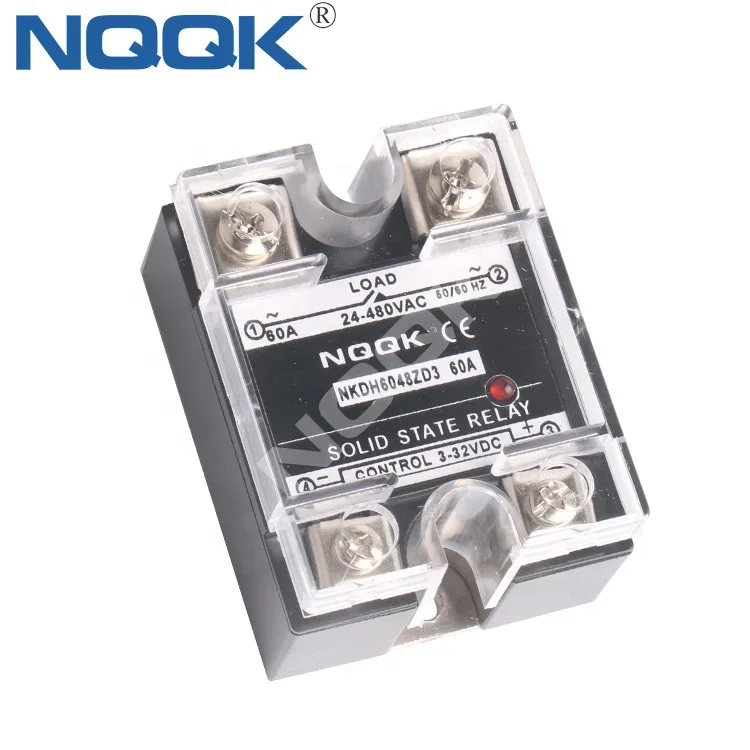 AC to DC 60A Single phase Solid State Relay with CE SSR-60DA