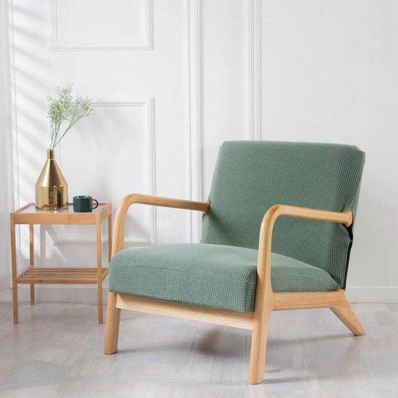 Housse de chaise, housse de chaise en tricot extensible, housse de chaise de salon, housse de fauteuil souple, crème | Leroy Merlin