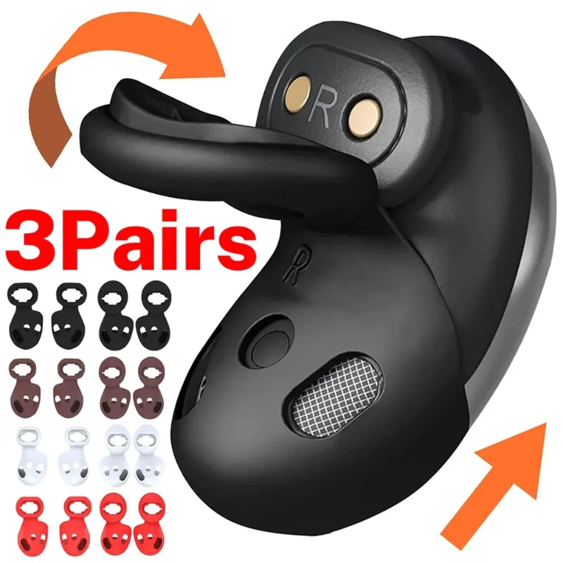 For Galaxy Buds Live Ear Tips Silicone Ear Wing Replacement Earplug for Samsung Galaxy Buds Live Accessories Anti-slip Sleeve