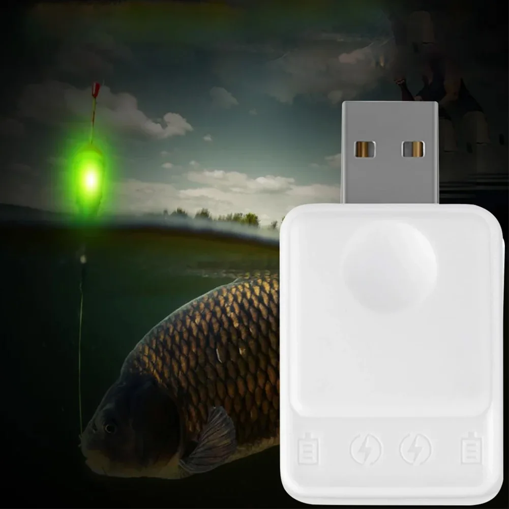 CR425 Battery Charger Electric Fishing Float Rechargeable CR425 Battery USB Charger 2 Hole Charging Adapter For LED Fishing Buoy