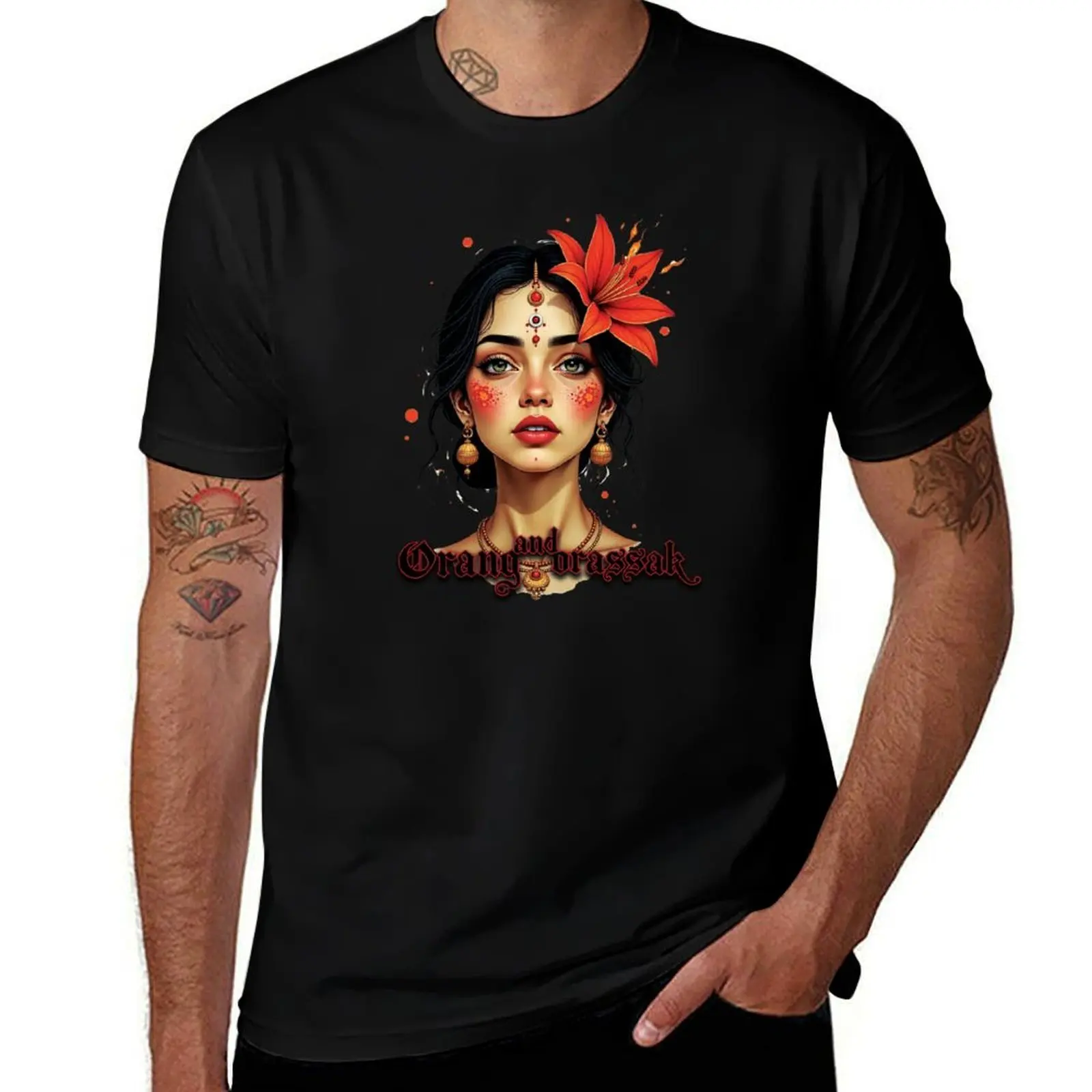 

ORANG AND ORASSAK T-Shirt oversized man clothes quick drying blacks men tshirt