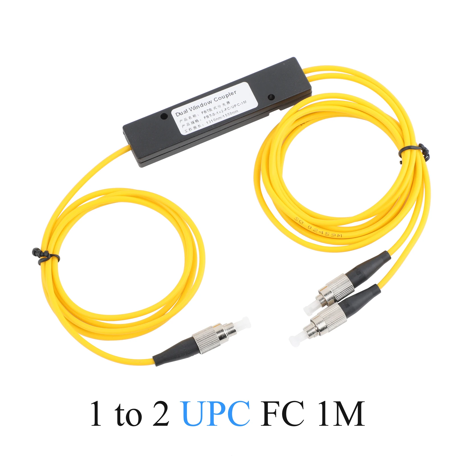 

2/5PCS 1x2 Single Mode Fiber Optic Pigtail Splitter SC/UPC FC/UPC SC/APC for FTTH Fiber Optic Communication and LAN