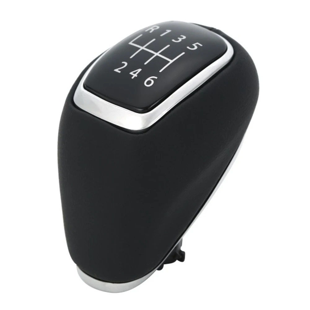 8*7*4.5 Gearshift Lever Comfortable Gear Lever Handle Part Stylish Leather Finish for versatile Compatibility Easy Installation