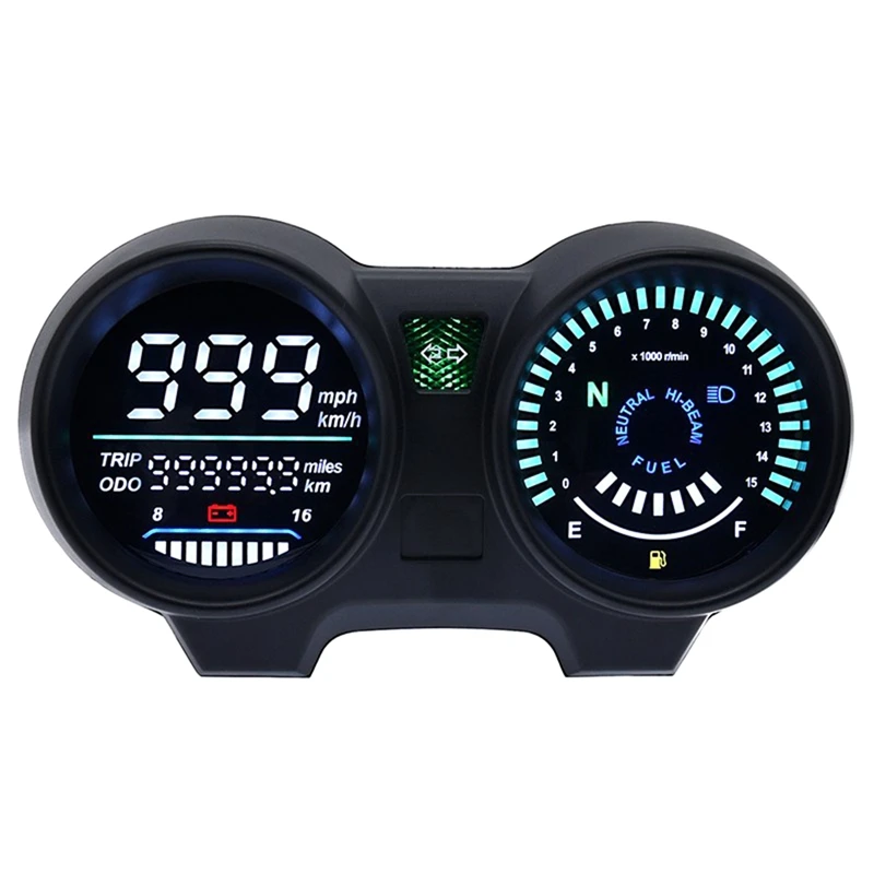 ABS Motorcycle Dashboard Motorcycle RPM Meter Electronics Speedometer For Brazil TITAN 150 Honda CG150 Fan150