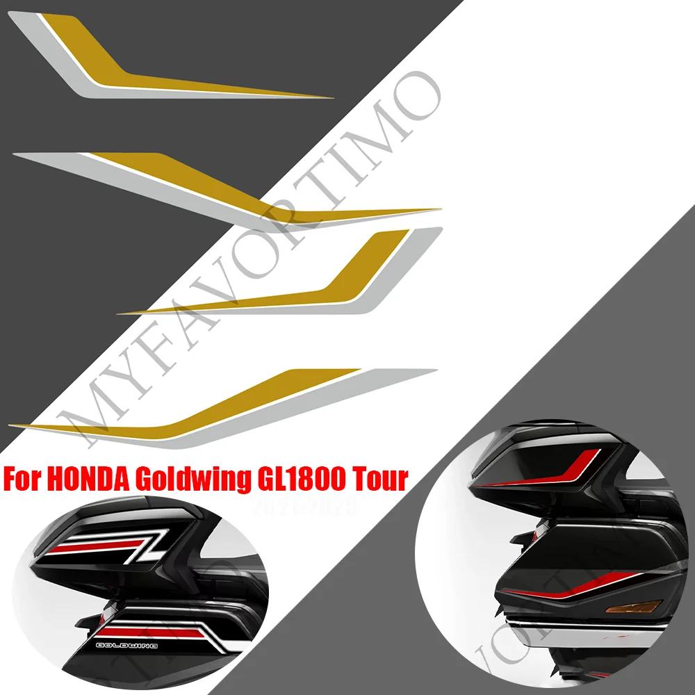 

For HONDA Goldwing 1800 GL1800 Tour Kit Stickers moto Decal Cases Panniers Luggage Trunk Bag Boxs Goldwing1800 GoldwingGL1800