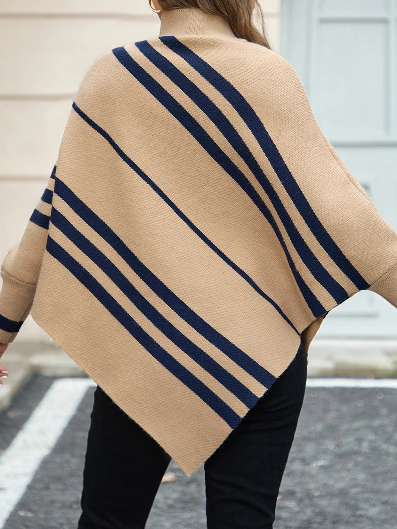 نمط تخفيف الأعمال سترة طويلة الأكمام جولة الرقبة المجهزة تصميم كم مستقيم لا الديكور أعلى المرأة العصرية