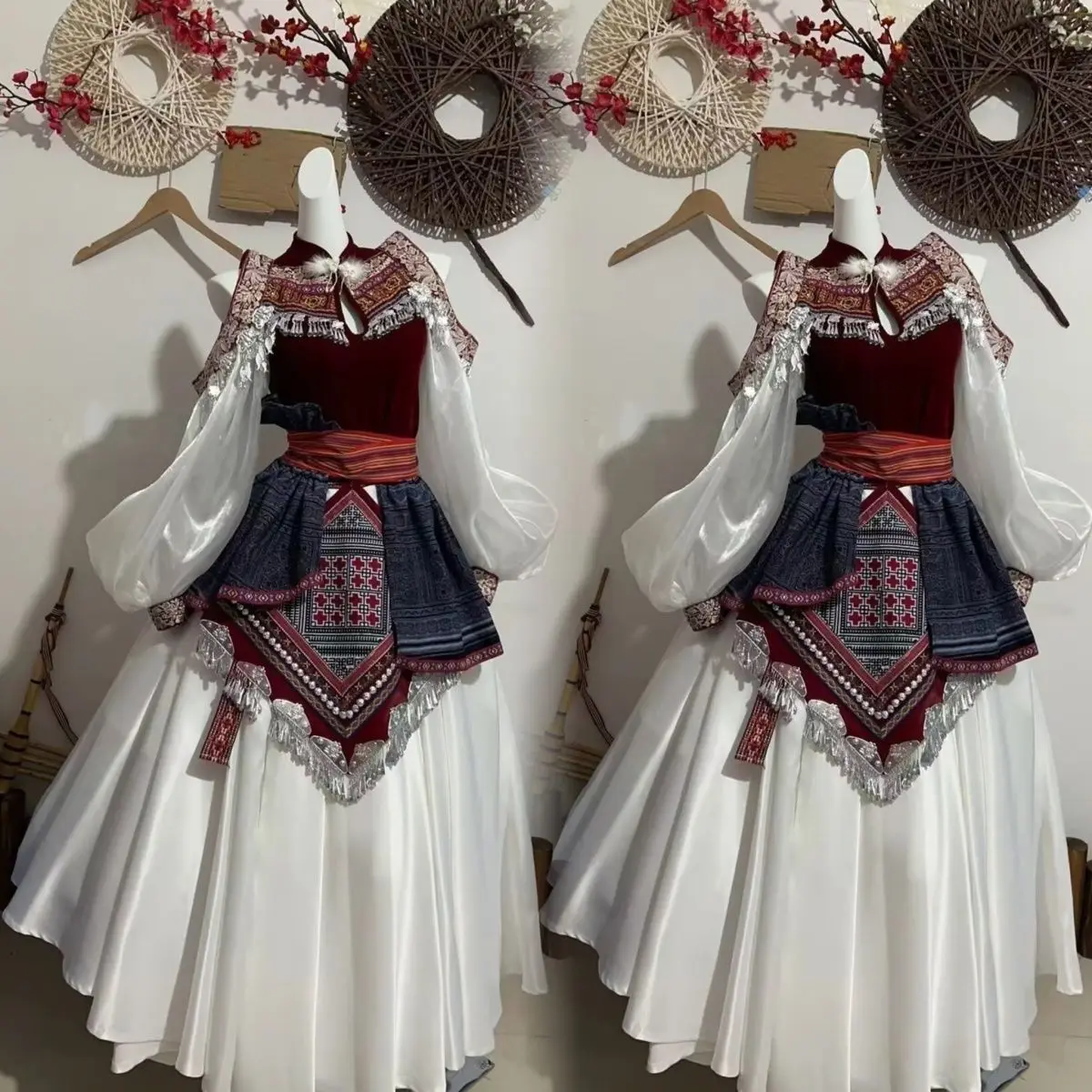 

Miao Clothing Women's New Yunnan Guizhou Style Trip Shoot Photo Taking Adult Formal Dress