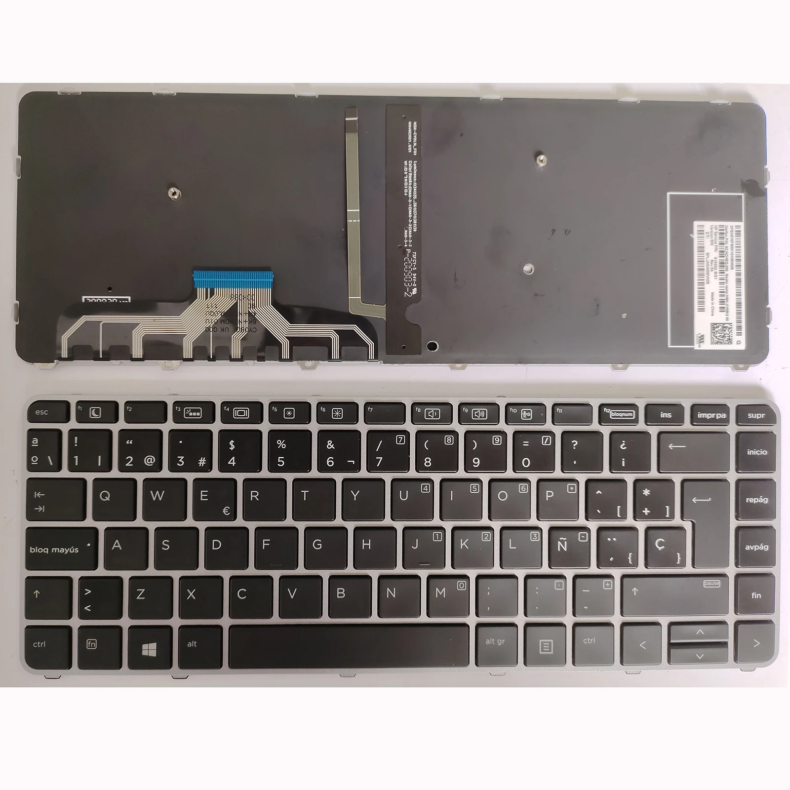 Laptop Keyboard US RU SP Layout for HP EliteBook folio 1040 G3 HSTNN-Q99C 818252-001 844423-001