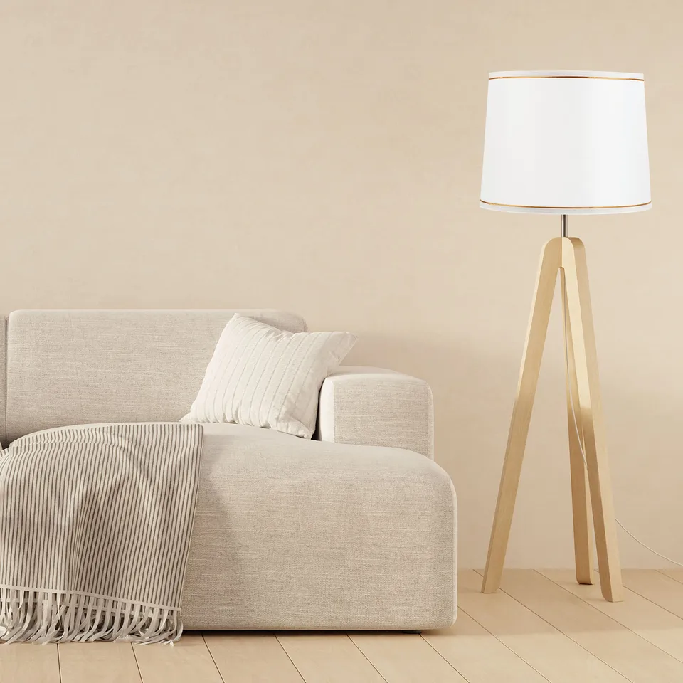 Pantalla de lámpara para lámparas de mesa Pantallas de lámpara de tambor para lámparas de pie Pantallas de lino medianas Fácil montaje para pantalla de repuesto de lámpara